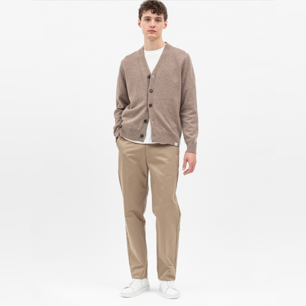 Norse Projects Tan Chinos Relaxed Fit Cotton Blend